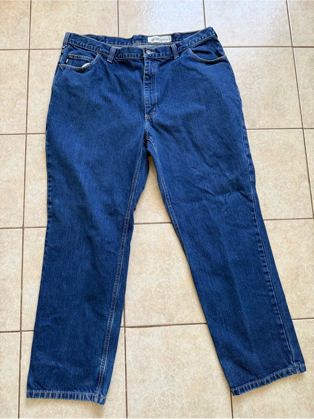 Vintage Carhartt 280-83  Men's Flame-Resistant (FR) denim work jeans 42x32